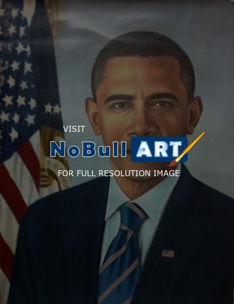 Portrait - Barack Obama Portrait - Colors