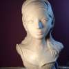 Daydreaming - Natural Clay Sculptures - By Cynthia Clark-Mahan, Realism Sculpture Artist