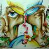 My Mind - Pencil  Paper Paintings - By Mahsa Rajabi, Surrealism Painting Artist
