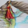 Circus - Pencil  Paper Paintings - By Mahsa Rajabi, Surrealism Painting Artist