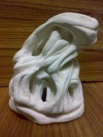 Untitle-1 - White Cement Sculptures - By Dinesh Sisodia, Abstract Sculpture Artist