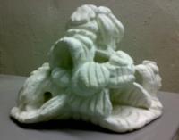 Untitle-3 - White Cement Sculptures - By Dinesh Sisodia, Abstract Sculpture Artist