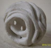 Motion - White Cement Sculptures - By Dinesh Sisodia, Abstract Sculpture Artist