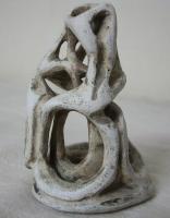 Untitle-10 - White Cement Sculptures - By Dinesh Sisodia, Abstract Sculpture Artist