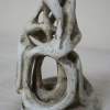 Untitle-10 - White Cement Sculptures - By Dinesh Sisodia, Abstract Sculpture Artist