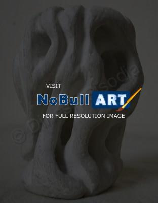 Sculpture - Untitle-15 - White Cement