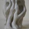 Untitle-15 - White Cement Sculptures - By Dinesh Sisodia, Abstract Sculpture Artist