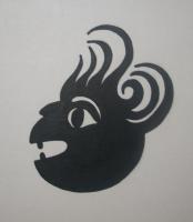 Drawing - Bal-Hanuman - Black Ink Pen