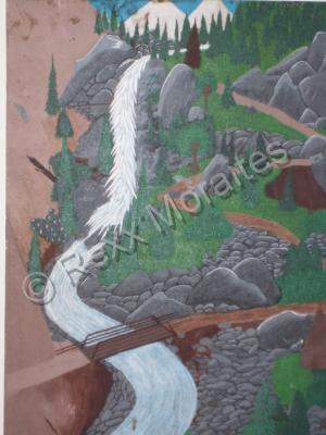 Painting - Fish Creek Falls - Acrylic