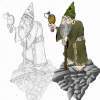 Concept-Wizard - Graphiteillustrator Drawings - By Tyler Criswell, Cartoon Drawing Artist