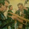 Jazz Men - Watercolor Paintings - By Matthew Thornburg, Realism Painting Artist