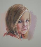 Gabby - Pastel Paintings - By Matthew Thornburg, Realism Painting Artist