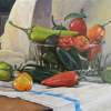 Texas Peppers - Oil Paintings - By Matthew Thornburg, Realism Painting Artist