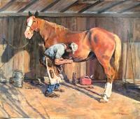 Portraits - The Farrier - Acrylics