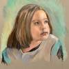 Anna - Pastel Paintings - By Matthew Thornburg, Realism Painting Artist