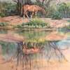 River Reflection - Pastel Paintings - By Matthew Thornburg, Realism Painting Artist