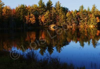 Fall Photos - Fall Reflections - Enhanced Digital