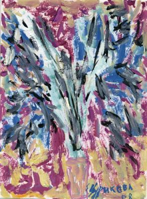 Russian Flowers - Flowers Of Altay - Oil On Paper