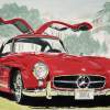 Gullwing - Watercolor Paintings - By Richard Lewis, Realism Painting Artist