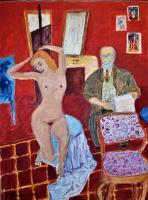 Portrait - Chez Matisse - Oil On Canvas