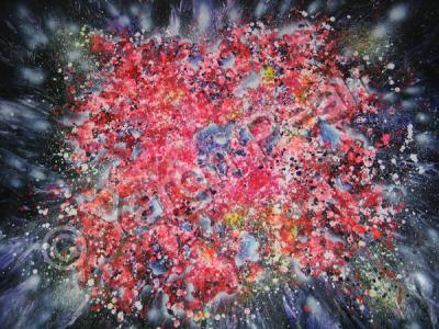 Gallery 1 - Cosmic Flower - Acrylics