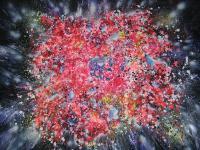 Gallery 1 - Cosmic Flower - Acrylics