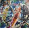 Suprafondeur Dejeuner - Mixed Media Mixed Media - By Julian Tauland, Abstrait Mixed Media Artist