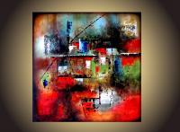 Reflection - Acrylic Paintings - By Fernando Garcia, Abstract Painting Artist
