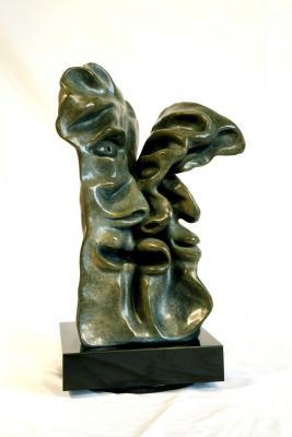 Heads - Third Thought - Bronze  Patina