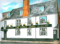 An English Pub - Acrylic Paintings - By Malc Lane, Fine Art Painting Artist