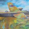 Lancaster Over England - Oil Paintings - By Malc Lane, Fine Art Painting Artist