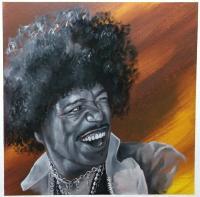 Jimi - Oil Paintings - By Malc Lane, Fine Art Painting Artist