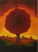 Landscape - Autumn Sunrise - Oil On Canvas