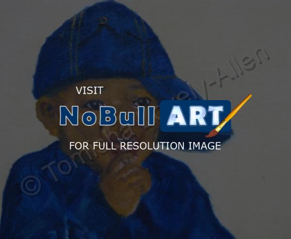Portrait - Jovahn At 9 Months - Oil On Canvas