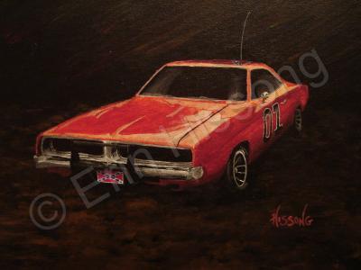 Cars - General Lee - Acrylic