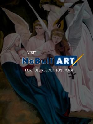 Oil Painting - Angels Song-Reproduction - Oil Colour