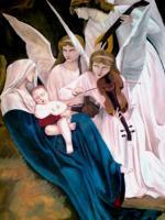 Oil Painting - Angels Song-Reproduction - Oil Colour
