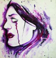 Faces - Bloody Tears - Acrylic