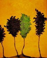 Tree People - Acrylic Paintings - By Michelle Babbitt, Abstract Painting Artist