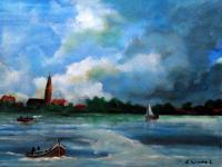 Landscape - Storm - Acrylyc On Canvas
