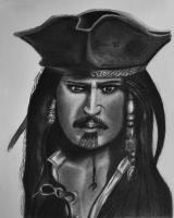 Pirate - Graphite Drawings - By Deepak Vadithala, Realism Drawing Artist