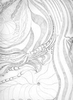 Cosmicscape Expressions - Pencil Drawings - By Jason C Hansen, Abstract Drawing Artist