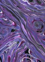 Purple Surprise Cosmicscape - Acrylic Paintings - By Jason C Hansen, Abstract Painting Artist