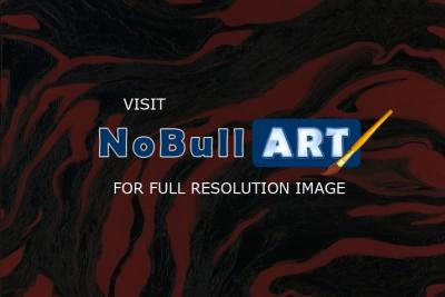 Abstract - Red Nebula - Acrylic