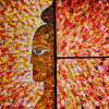 Agni Or Ravana - Acrylic On Canvas Paintings - By Chathuranga Biyagama, Palette Knife Painting Painting Artist