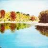 Pearl River At Jackson - Oil Paintings - By M L Harrell, Realistic Painting Artist
