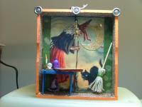 A Witches Best Friends - Mixed Mediums Mixed Media - By Tracey Turk Hamm, Vintage Mixed Media Artist