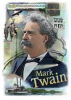 Mark Twain - Digital And Traditional Paintings - By John Dyess, Mixed Media Painting Artist