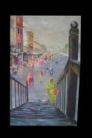 Lahore City - Oil Paintings - By Hira Mursaleen, Realistic Painting Artist