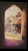 Old Lahore - Oil Paintings - By Hira Mursaleen, Semi Realistic Painting Artist